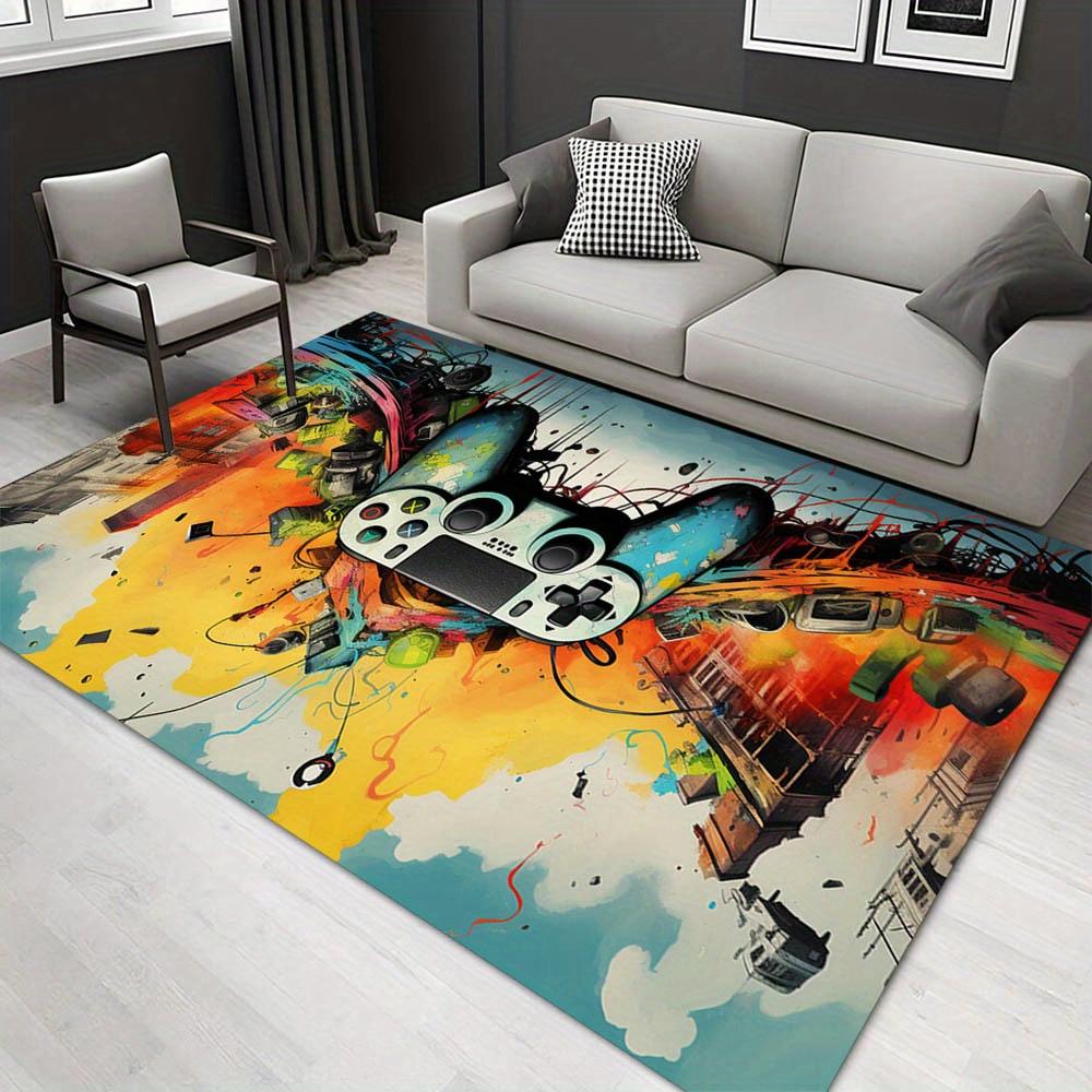 

1pc 2018117789 Pattern Carpet, Area Rug For Living Room Bedroom Room Bed Chair Laundry Entryway Corridor Yard Non-slip Outdoor Camping Rug F 60cm by 90cm