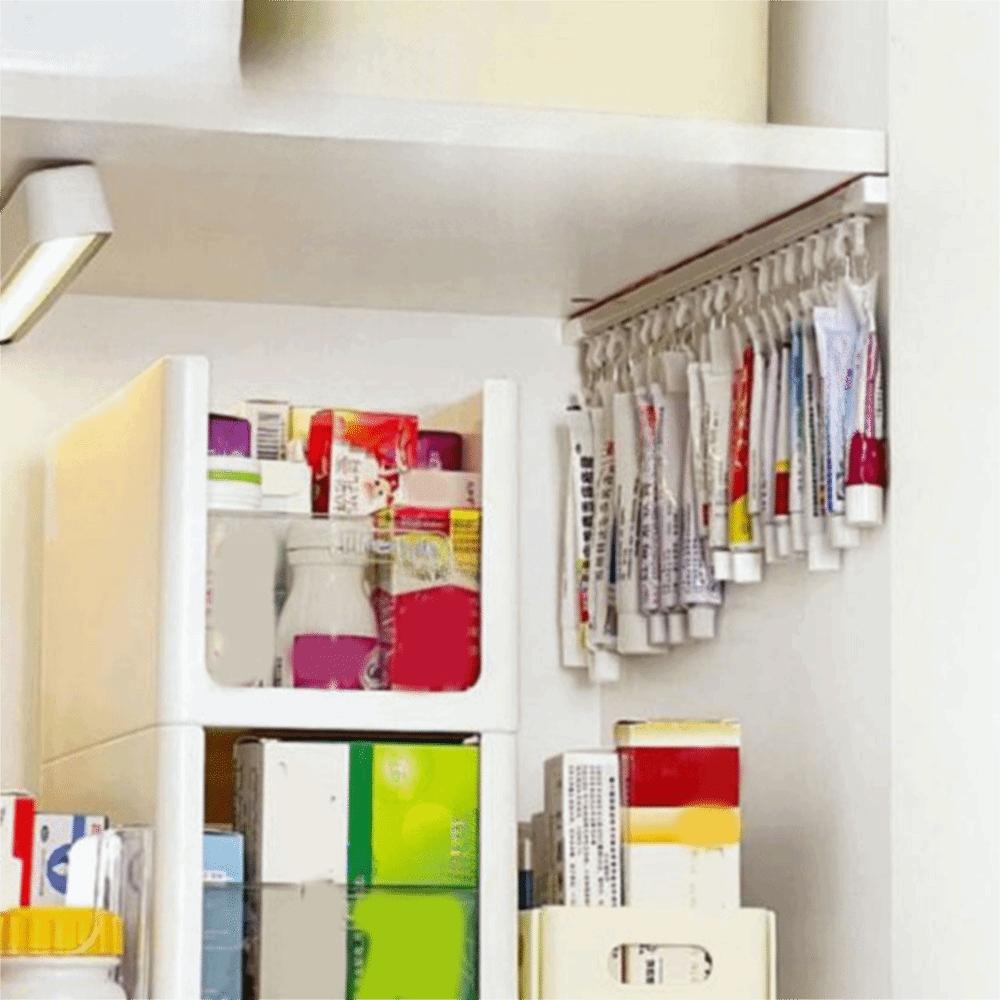 2Set Plastic Hanging Ointment Storage Rack Space Saving Headband Holder  Kitchen