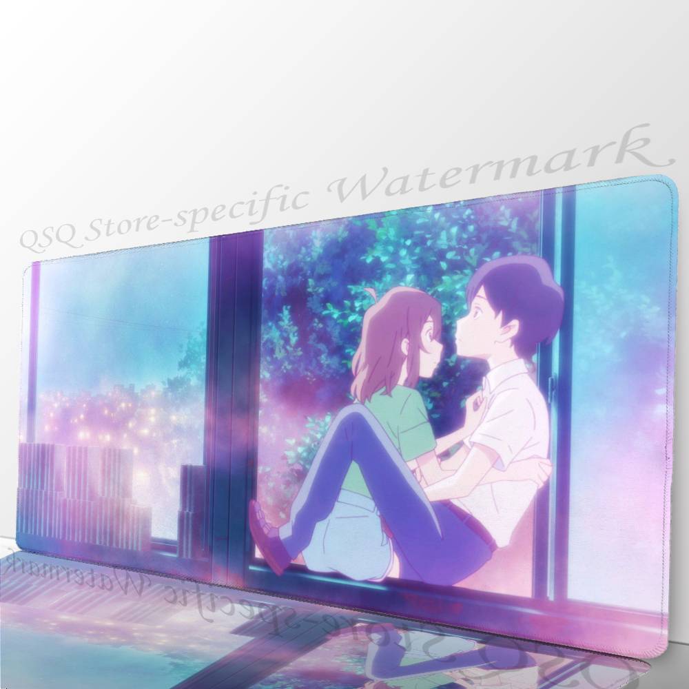 Anime Movie A W-Whisker Away Mousepad Non-slip Suitable For Office Computers Laptops E-sports Game Desk Mats XXL Keyboard