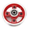 8 Inch Electric Scooter Front Wheel Hub Aluminum Alloy Wheel Rims Hub Slot 28mm Red