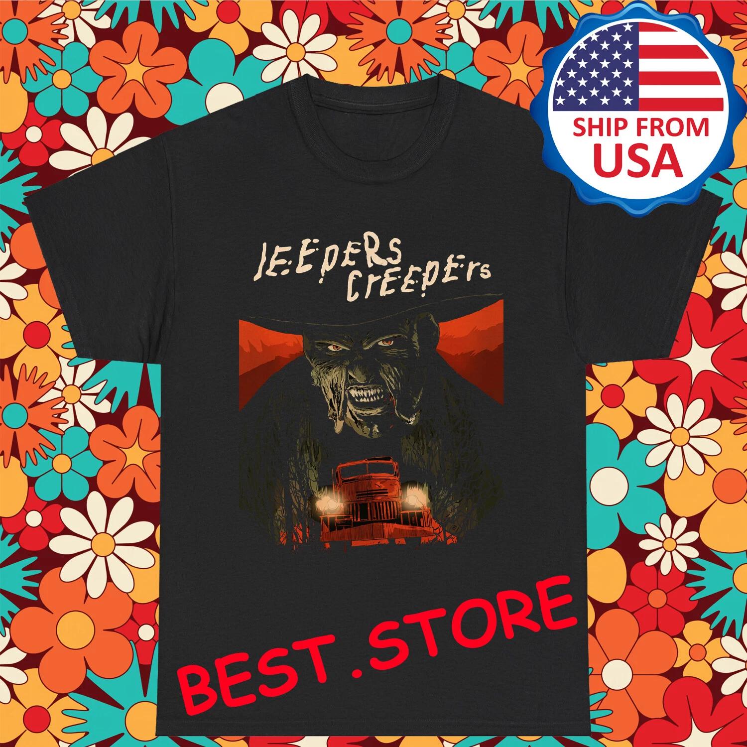 Jeepers Creepers Horror Movie Men s Black Size S-5XL L
