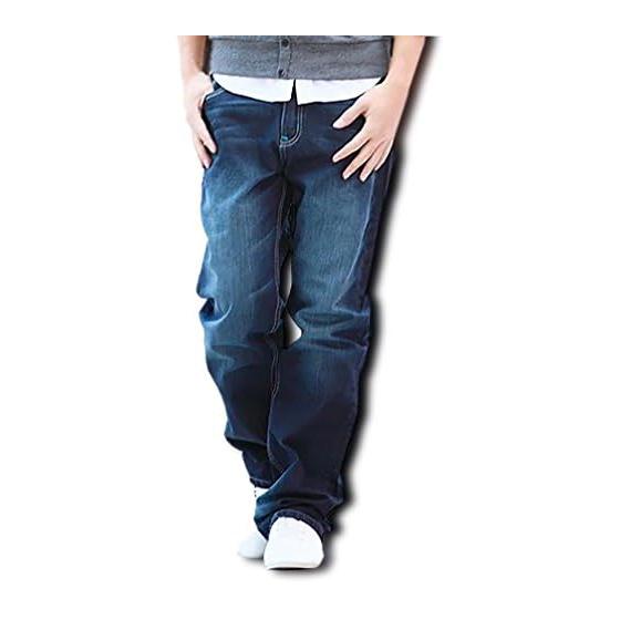 (Make 2 Be) Denim Wide Size Straight Jeans Loose Wide Jeans Men s 27-48 inches MF64