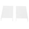 2PCS Makeup Brush Holder Clear Acrylic Horizontal Brush Drying Rack Organizer for Paint Brushes
