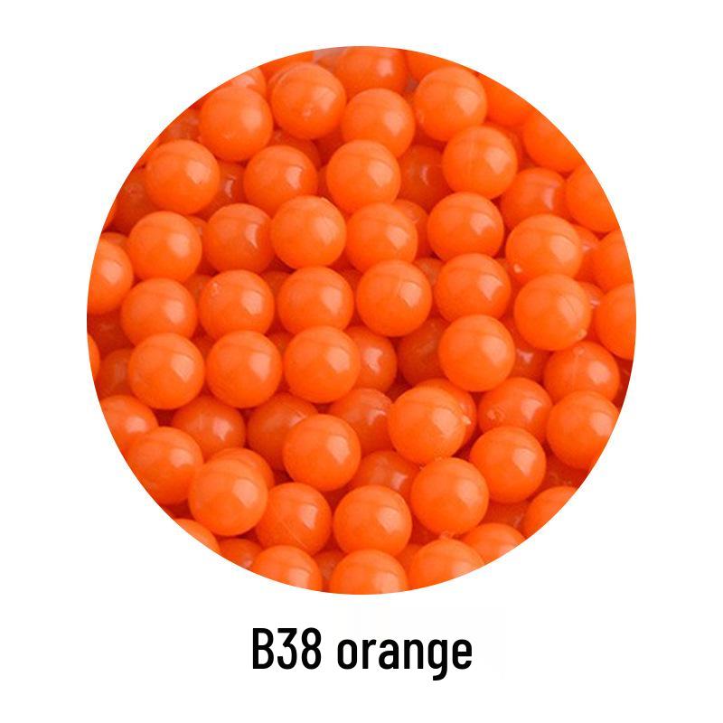 Şeker Rengi Plastik Boncuklar: Çocuk DIY Takıları, El Sanatları ve Oyuncak Tabanca Mermileri İçin Deliksiz Yuvarlak Zıplayan Toplar.