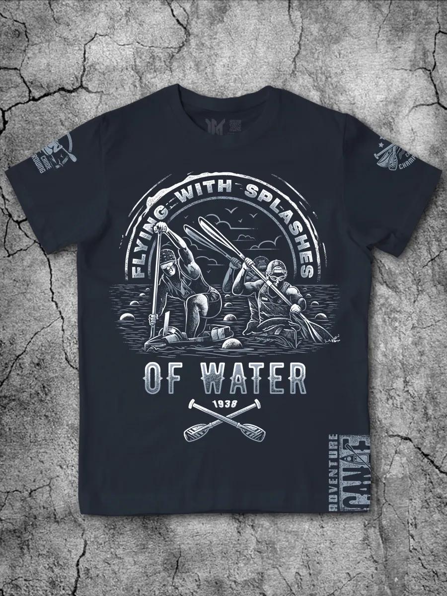 Printed T-shirt Kayaking and Canoeing Cotton 2XL