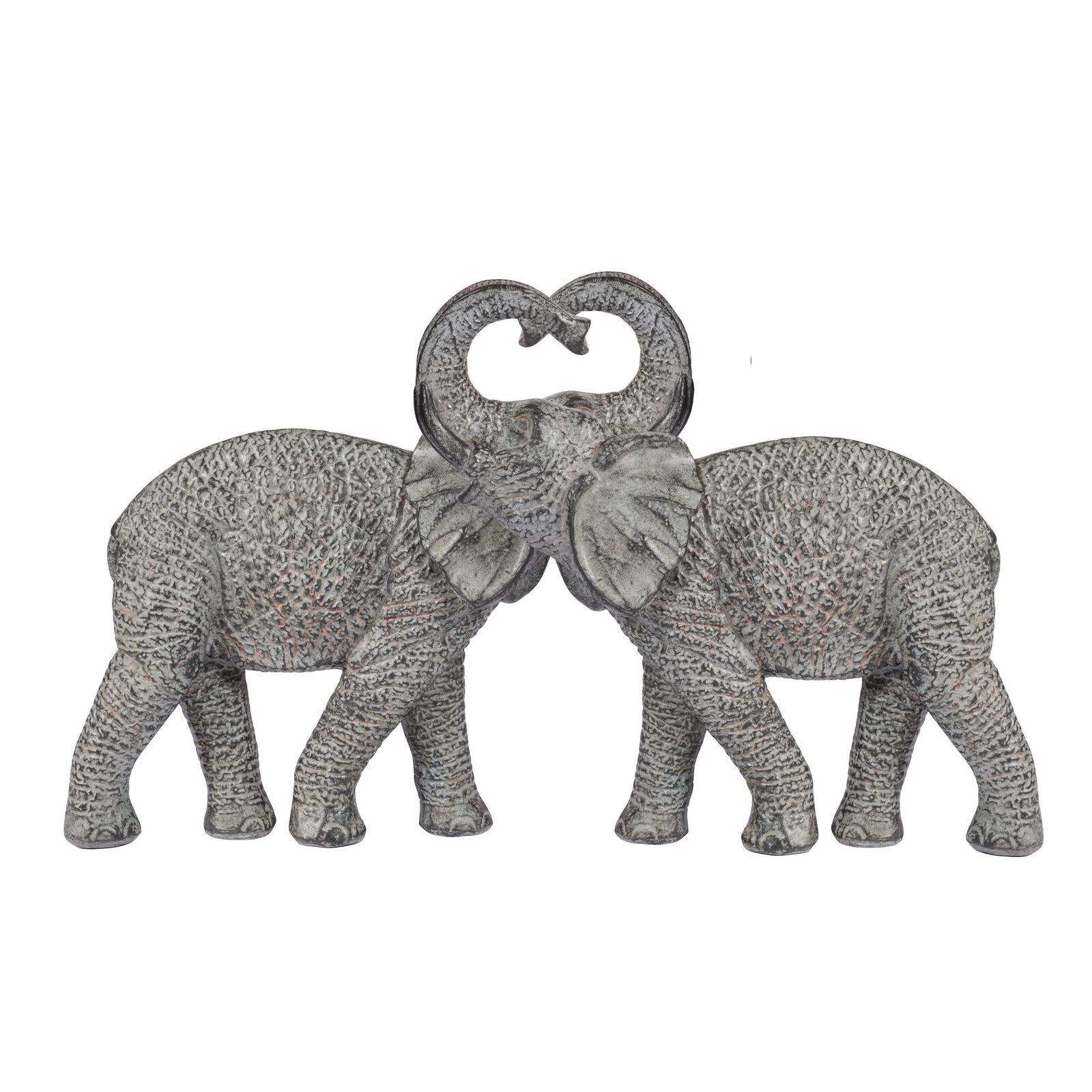 

JYL TS/178,New Outdoor Solar Elephant Couple Statue for Garden Lawn Landscape Elephant Craft Lamp One Size красный