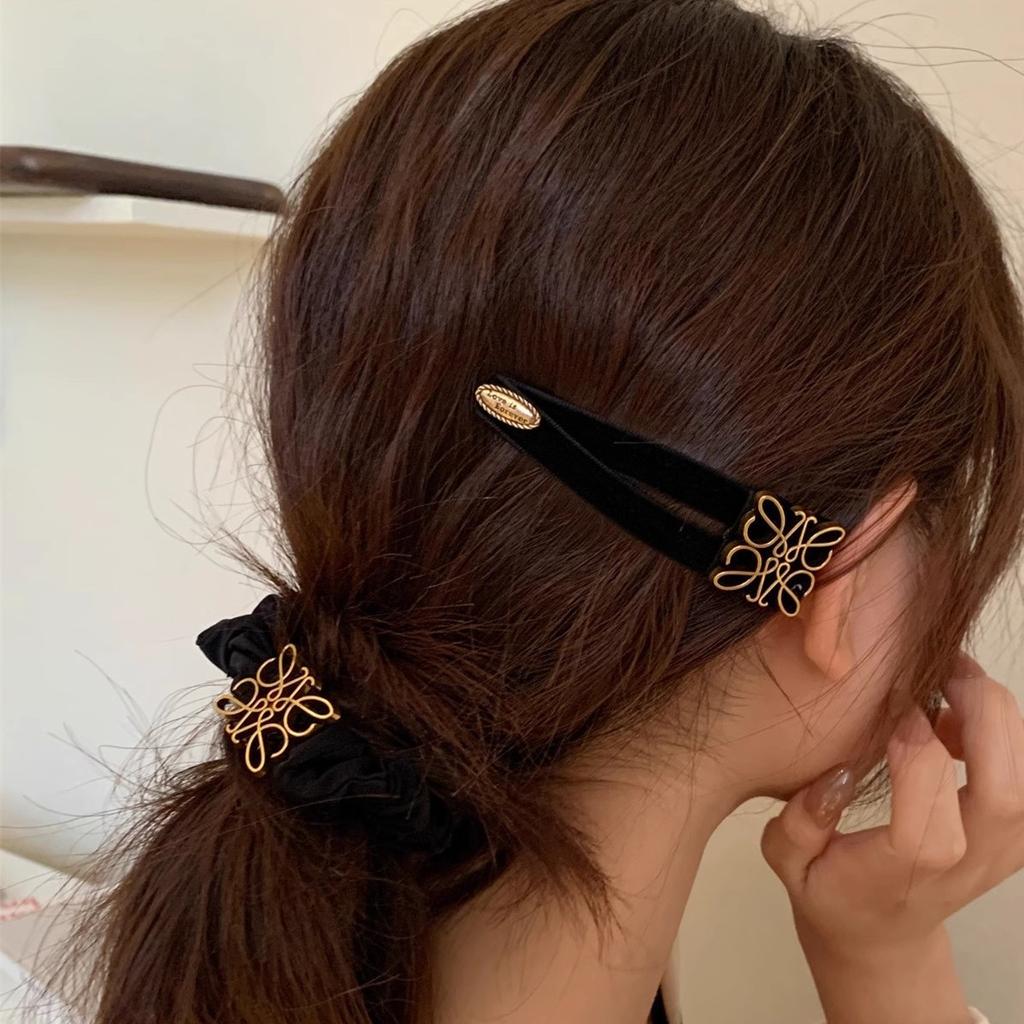 2024 Neue gebrochene Haare BB Clip Haarwaren Haarband Kopfbedeckung Dickdarm Haarband Damen High-Grade Haarseil Haarseil