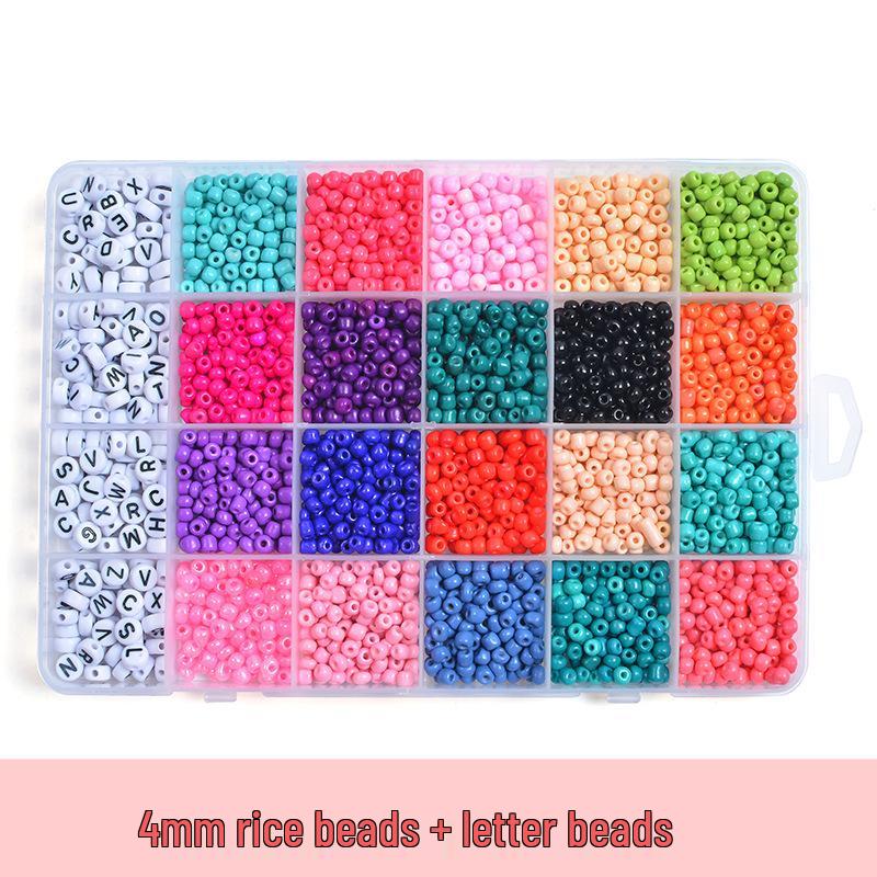 DIY Beading Kit for Kids: Stringing Beads, Letter Beads, Bracelet & Necklace Jewelry Accessories