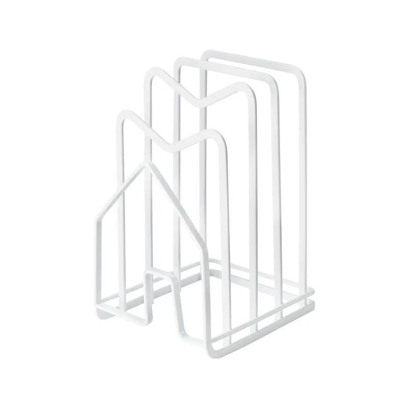 1PC Expandable Stainless Steel Kitchen Cabinet Organizer for Pots Pans Lid Storage Rack Cutting Board Drying Shelf Cookware