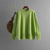 Women Casual Long Sleeve O Neck Diamond Knit Sweater Autumn Winter