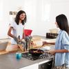 Utensil Holder for Kitchen Counter- Large Utensils Holder Farmhouse Cooking with Wooden Base Matte Black Cooking Utensil Holder