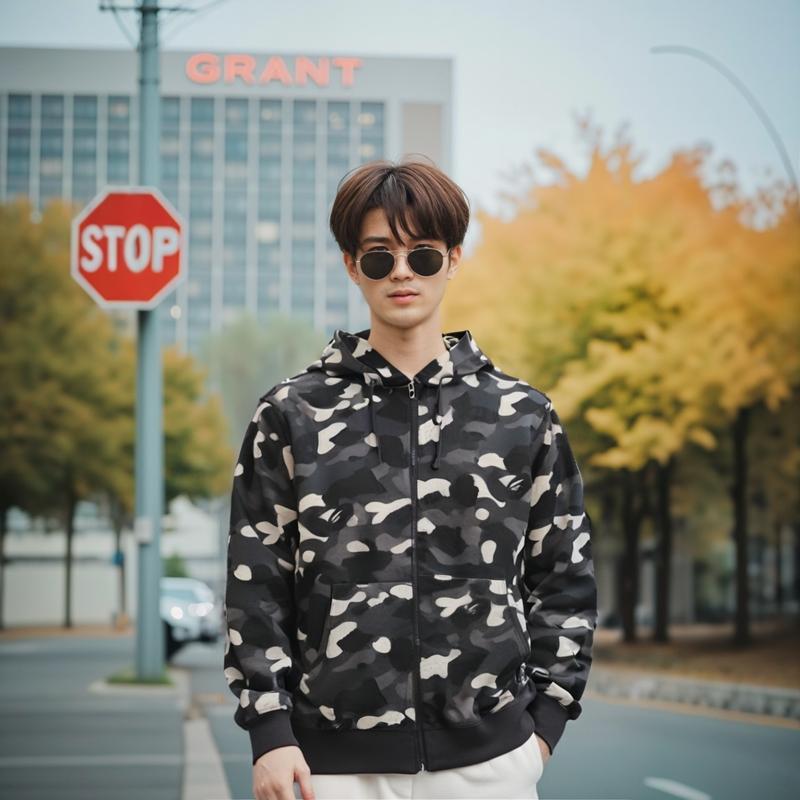Bape City Camo Shark Full Zip Hoodie SS24 1K30-115-003
