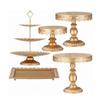 5PCS Cake Stands Set Metal Tiered Cupcake Holder for Wedding Birthday Party Baby Shower Celebration