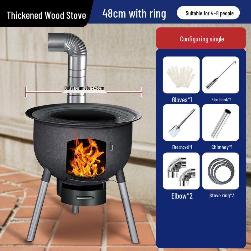 HEIXIE Outdoor Portable Wood Stove