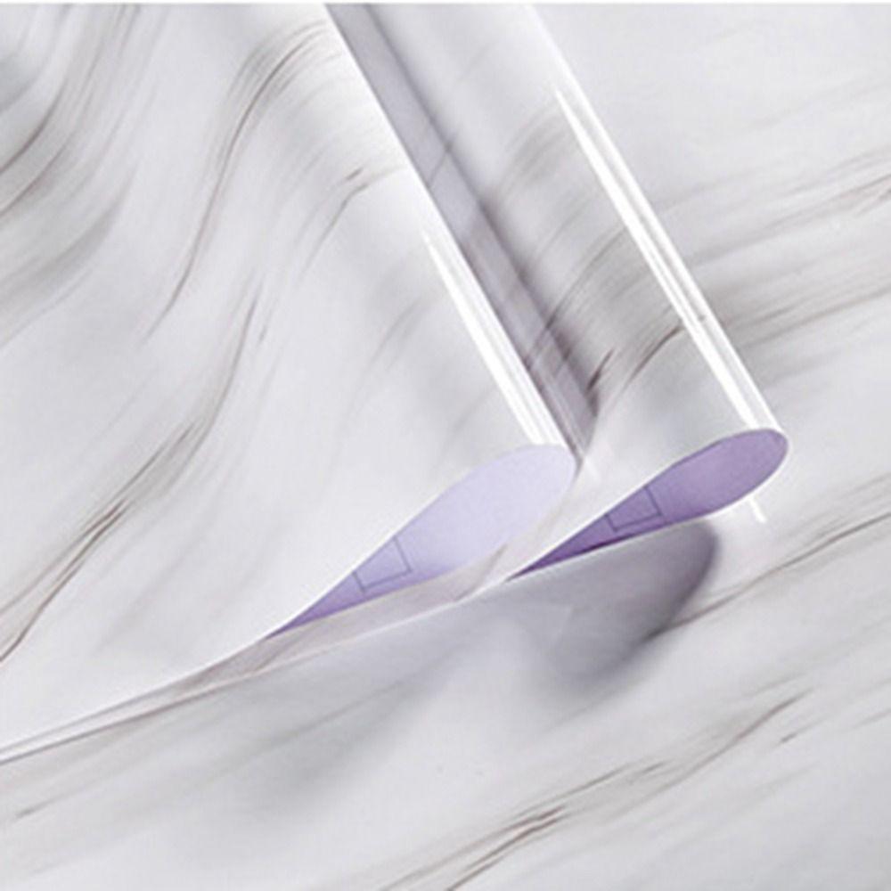 Easy to clean Cabinet Room Decoration Oil Proof For Furniture Waterproof Marble Wallpaper Decorative Films Decal Wall Stickers