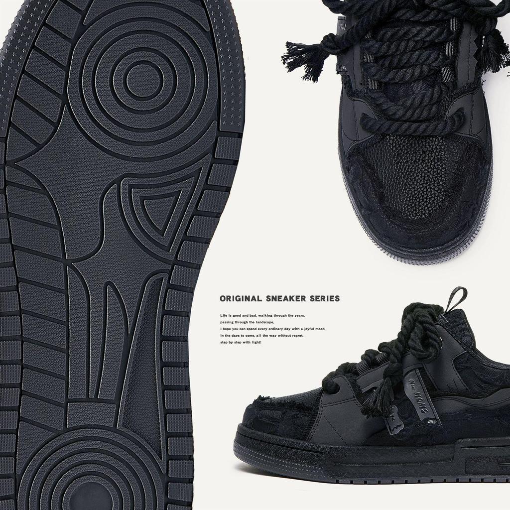 Black Knight Trendy Casual Sneakers - Unisex Style