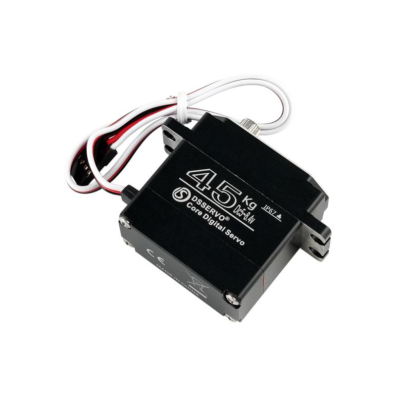 DSservo DS3345 45KG Aluminum Alloy Case IP67 Waterproof Core Digital Metal Gear Servos for 1/8 1/10 RC Crawler Car Boat Truck