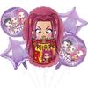 New Style Cartoon Demon Hunter Girl Aluminum Balloons for Birthday Party Decorations