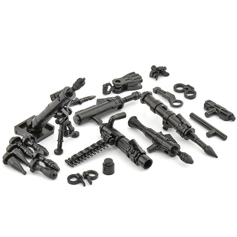 Modern Special Forces Figures Military Weapons Building Blocks Army Soldier City Police Multicolour AK Accessories Bricks Toys