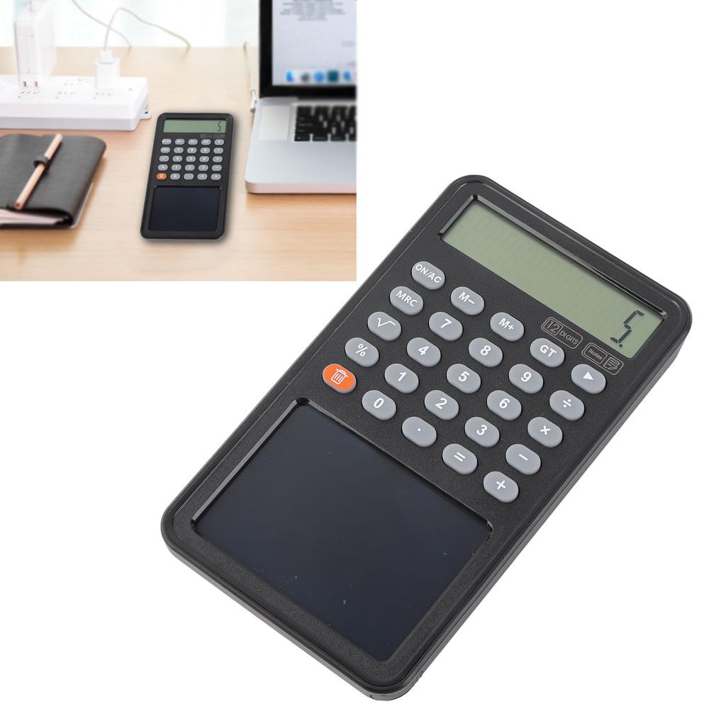 Scientific Calculator with Notepad 12 Digits LCD Display Calculator for Student Teacher High School