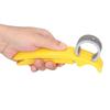 Stainless Steel Banana Cutter 17.5cm Kitchen Slicing Tool Yellow