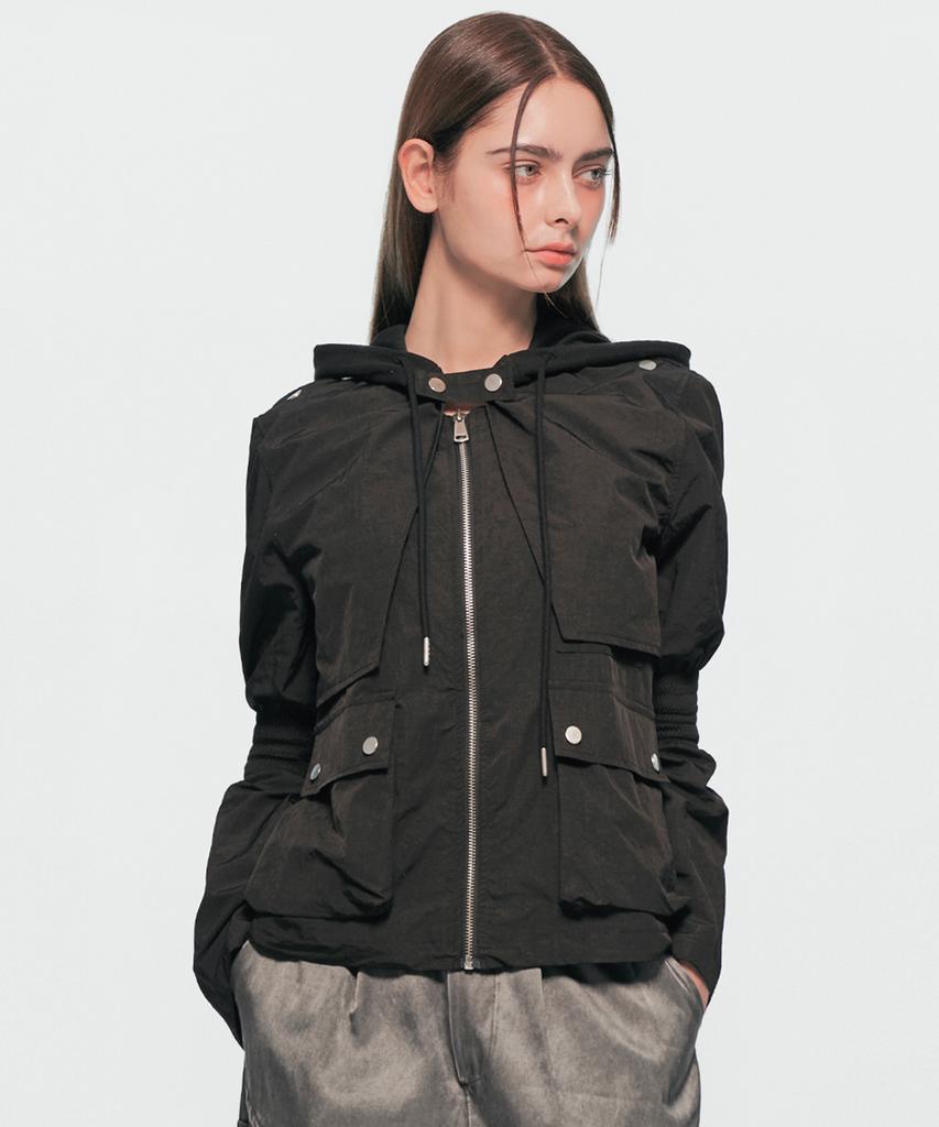 UUM Vest Bolero Jacket Black
