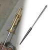 Precisions Brass Instrument Repair Tool Mandrel Rod Metal Texture for Trumpet Maintenance and Component Adjustment