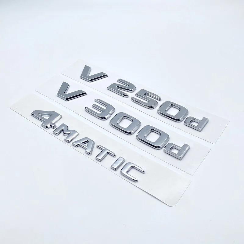 3D ABS Letters NIGHT EDITION Emblem for Mercedes Benz V Class V250d V300d W447 Car Fender Badge Trunk Nameplate Logo Sticker