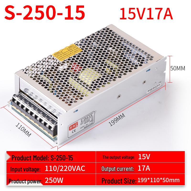 AC To DC Switching Power Supply Module S-15-800W, Output Options: 5V, 12V, 24V, 36V, 48V