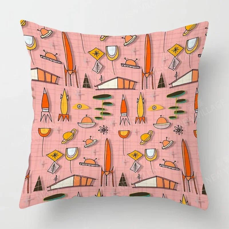 Nordic Fall Home Decor Autumn Throw Pillow Case Sofa Cushion Cover Modern