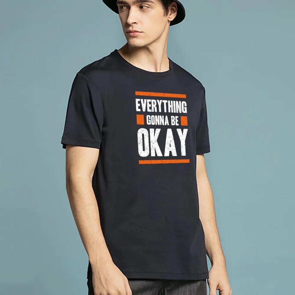 

Мужская футболка Топы Принт с фразой Харадзюку Летние футболки Повседневная футболка с коротким рукавом и круглым вырезом 2022 Мужская черная футболка Пуловер XXXXXL чёрный