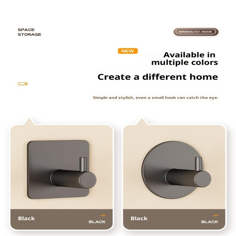 1/2 Stück Stück 304 Edelstahl Wandhaken Für Zuhause Jacken, Bademäntel, Badezimmer-Organisation Zubehör