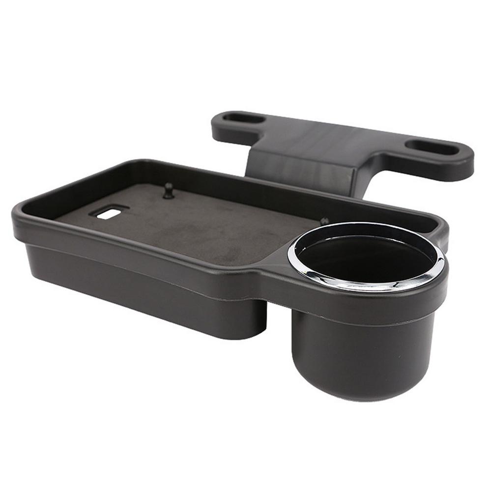 Car Cup Holder Headrest Cell Phone And Beverage Tray Organizer Multifunctional Beverage Water Cup Hand Free Seat Detachable