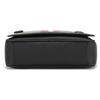 Bally Classic Leather Red And White Striped Messenger Bag Men Handbags Black MYLO-06