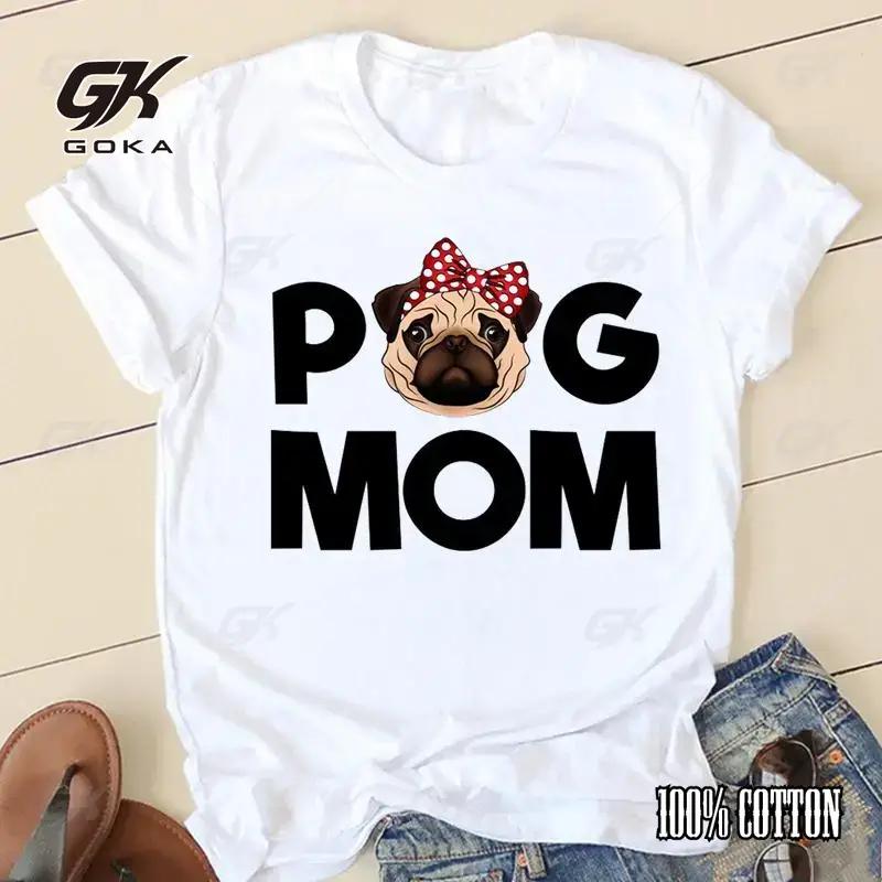 

Women Cotton T shirt Dog Paw 90s Trend Ladies Fashion Clothing Short Sleeve Cartoon Clothes Vintage Female Tees Graphic T shirts 4XL