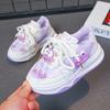 Children's board shoes cartoon girls' sports shoes 2025 spring and autumn new non-slip fashion soft sole Velcro classmate tide