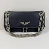 2026 New Fashionable Women's Crossbody Bag Black PU Retro Shoulder Bag Luxury Design Casual Women's Envelope Bag