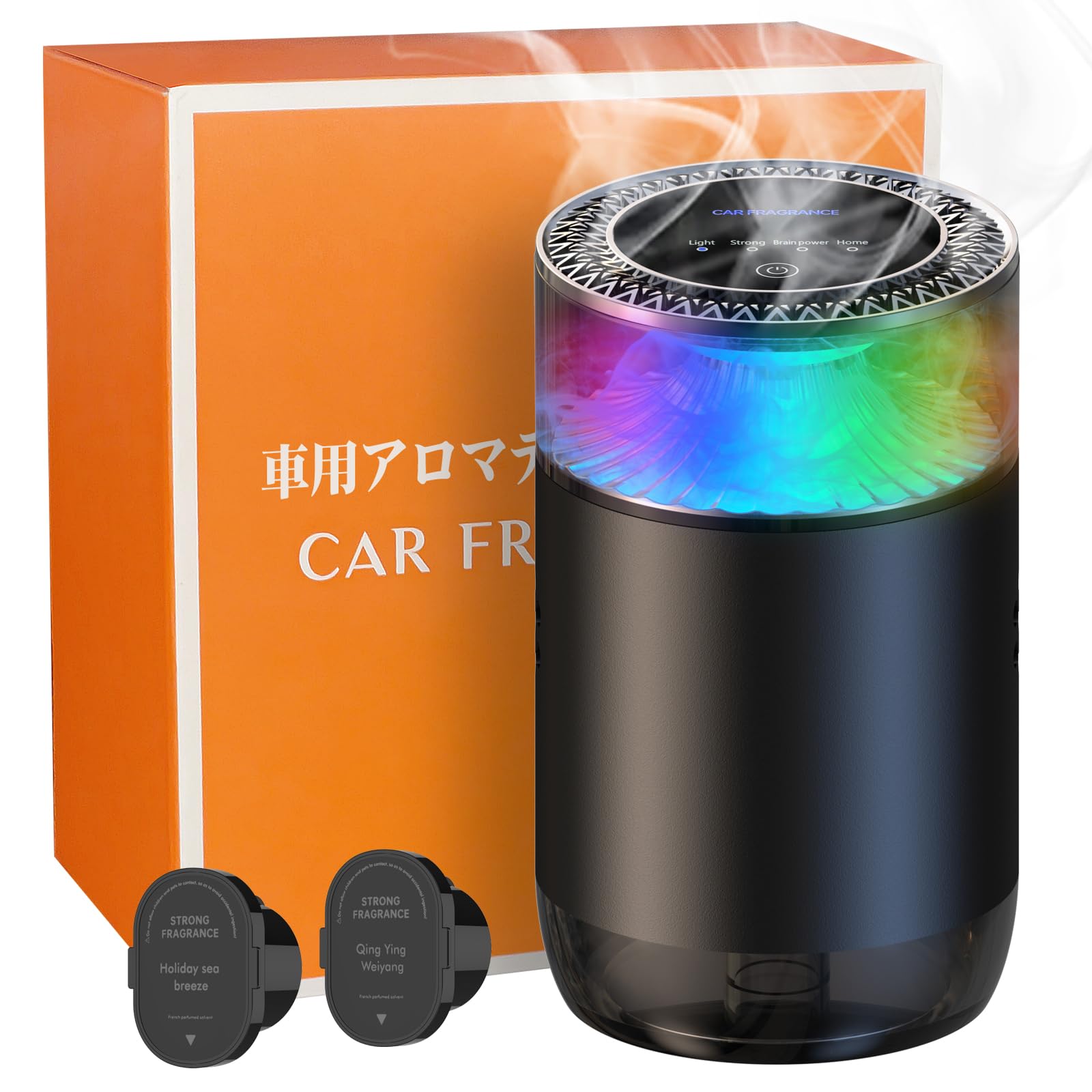 

P51 Ароматизатор для автомобиля, Ультразвуковой распылитель, Автомобиль, Автомобиль, Бесшумный, Автоматическое включение/выключение, standard чёрный