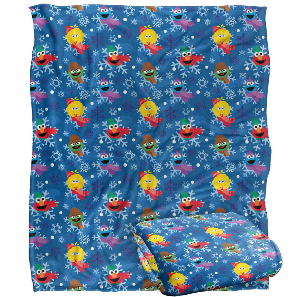 Sesame Street Silky Snowflake Supersoft Blanket