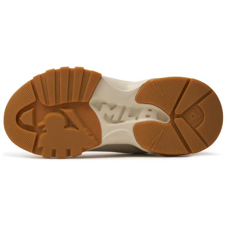 MLB Big Ball Chunky Low top Chunky Sneakers Unisex Light Beige Yellow Sneakers 3ASHC104N-50BGL