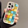 Splicing color squares for iPhone17promax Apple 17 mobile phone case 14 new 13 all-inclusive 12/11