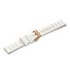 Uhrenarmband 16mm Gummiarmband D2 Kleine Dornschließe Uhrenarmband Ersatz Leicht Weiß [Victorinox] Werkzeuglos [] V.60053