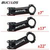 BUCKLOS Ultralight Mountain Bike Stem, Aluminum Alloy, Matte Black, 7/17/22° Positive/Negative Options