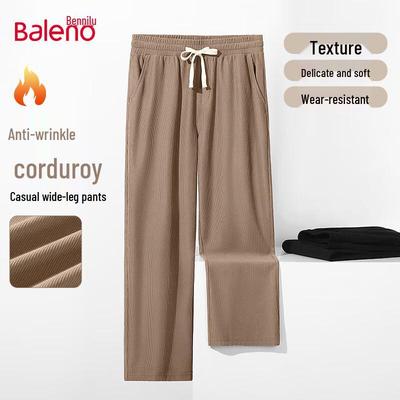 Baleno Herren Retro Cordhose mit geradem Bein