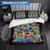 3PCS Tazma-nian Artwork Bedding Set,Including 1pc Duvet Cover And 2pcs Pillowcases Perfect for Bedroom, Dormitory, Fan Christmas gift