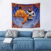 Mbappe Custom Your Name Wall Decor Tapestry Art For Pet Memorial Birthday Wedding Party Backdrop Family Gift