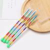 Crayons de Couleur Créatifs 10 Couleurs pour Enfants, Crayon à Dessin pour Étudiants, Stylo d'Écriture Multicolore Kawaii pour Enfants, Cadeau, Papeterie Scolaire