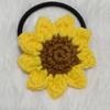 Sunflower Hair Rope, Ladies' Mori Style Sweet Hair Tie, Sunflower Creative Crochet Hair Additions, Rubber Band, Bridesmaid Bracelet, Gift
