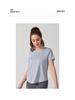 Women's Cross-Border Yoga T-Shirt - Lightweight, Breathable, Short Sleeve, Hollow Back, Perfect for Dance, Fitness, Running.