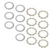 15 Pcs Clutch Friction Disc Plate Kit Reduce Vibration Improve Transfer Effect for G310 R G310 GS 2017 To 2020